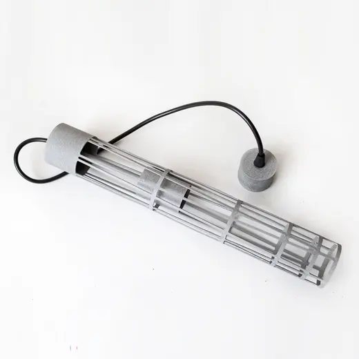 Светильник подвесной MSK Electric Flow в стиле лофт под лампу Е27 серый MR 6040 GR