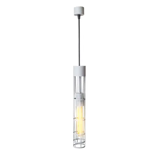 Светильник подвесной MSK Electric Flow в стиле лофт под лампу Е27 серый MR 6040 GR