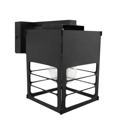 Бра в стиле лофт MSK Electric Urban под лампу Е27 NL 2310-1 BK