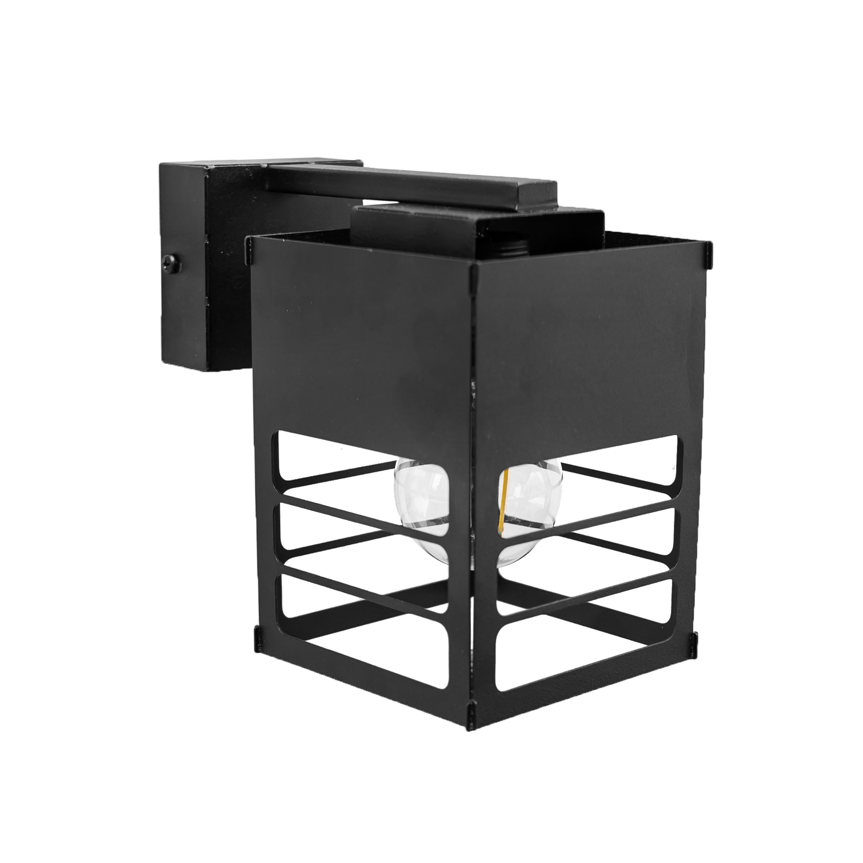 Бра в стиле лофт MSK Electric Urban под лампу Е27 NL 2310-1 BK