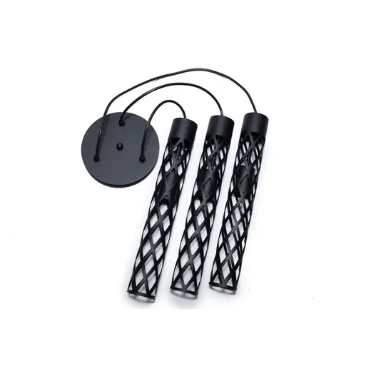 Светильник подвесной MSK Electric Flow в стиле лофт на круглом основании NL 6041-3R BK