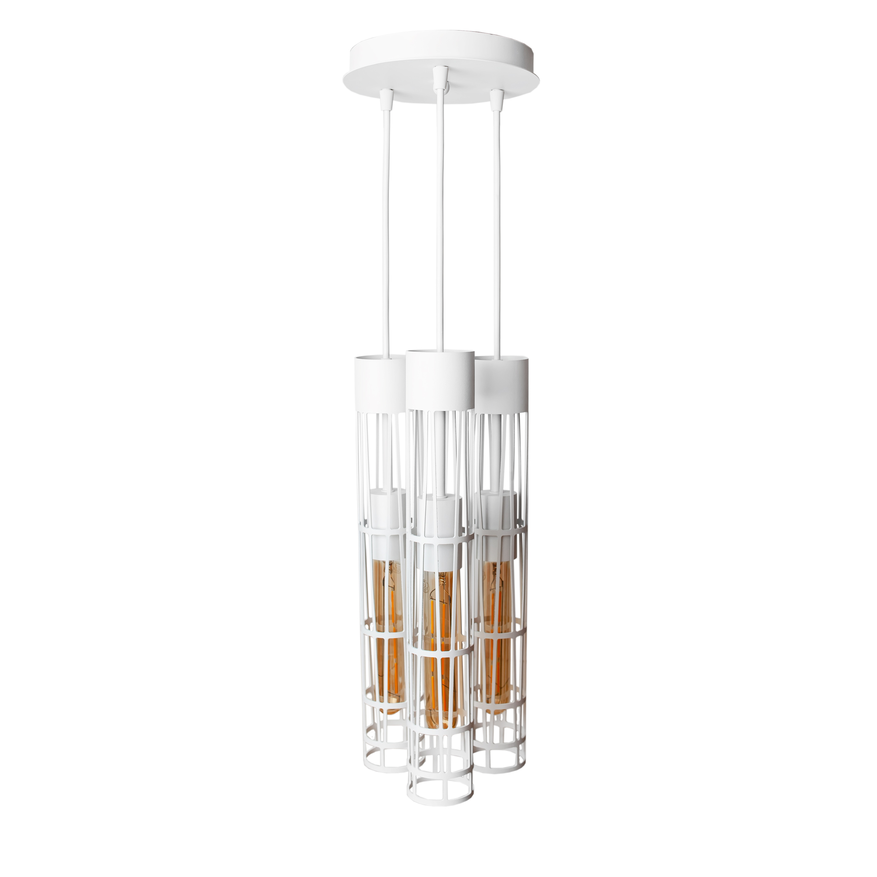 Светильник подвесной MSK Electric Flow в стиле лофт на круглом основании NL 6040-3R WH