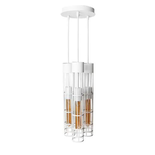 Светильник подвесной MSK Electric Flow в стиле лофт на круглом основании NL 6040-3R WH