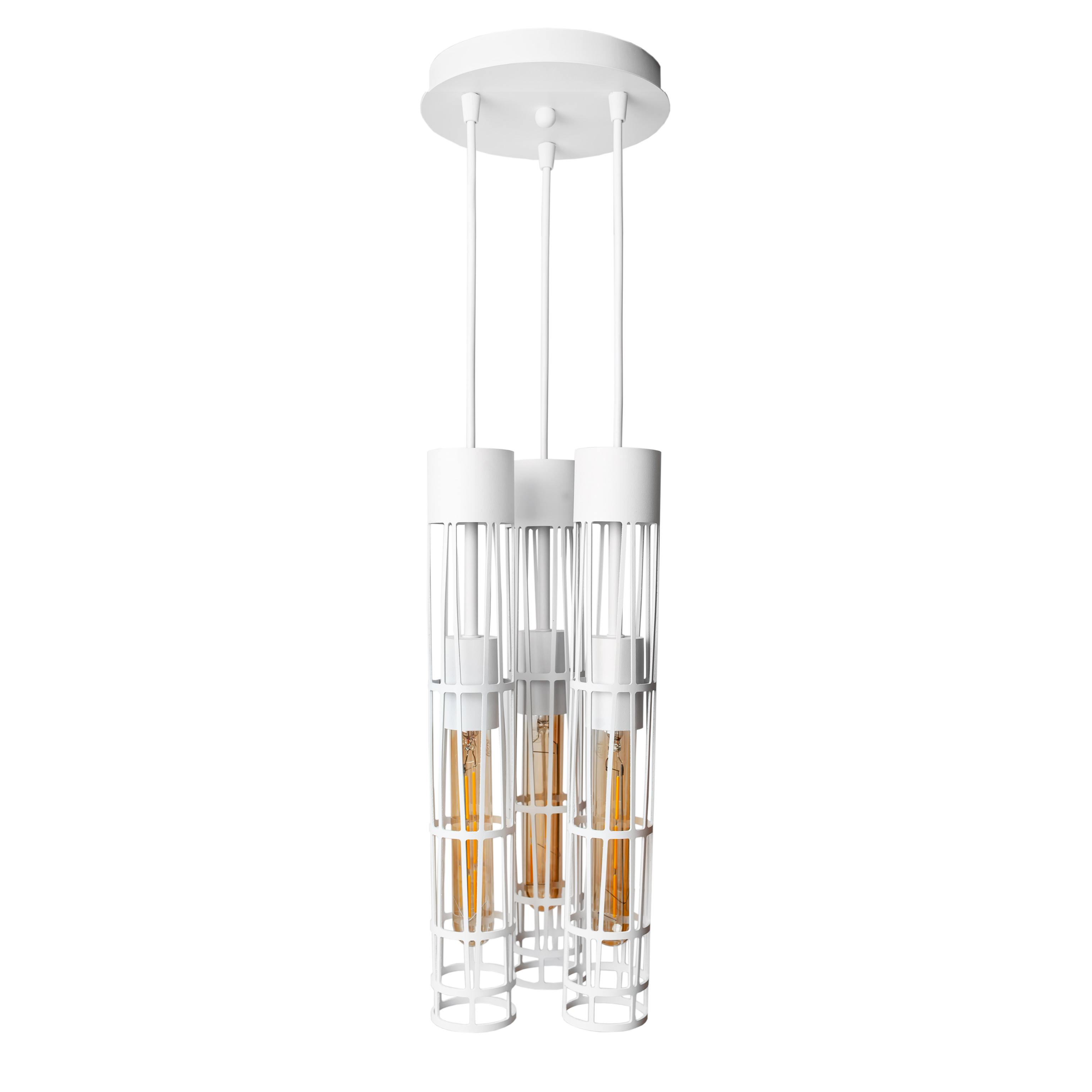 Светильник подвесной MSK Electric Flow в стиле лофт на круглом основании NL 6040-3R WH
