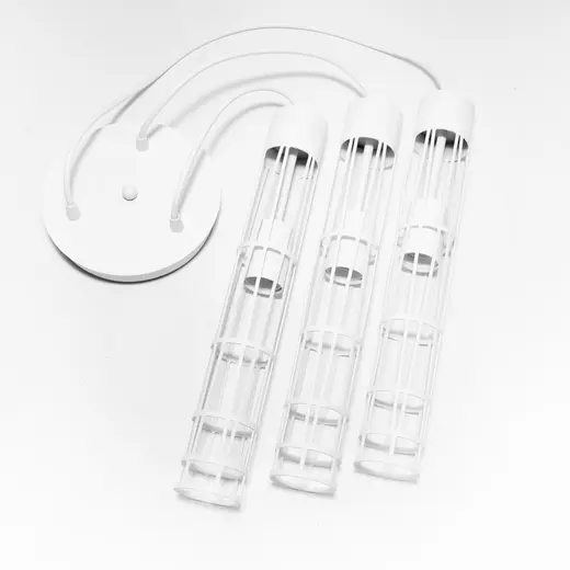 Светильник подвесной MSK Electric Flow в стиле лофт на круглом основании NL 6040-3R WH