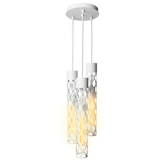 Светильник подвесной MSK Electric Flow в стиле лофт на круглом основании NL 6041-3R WH