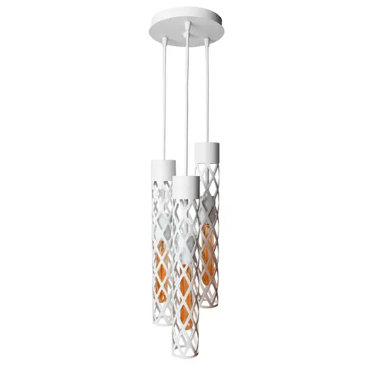 Светильник подвесной MSK Electric Flow в стиле лофт на круглом основании NL 6041-3R WH