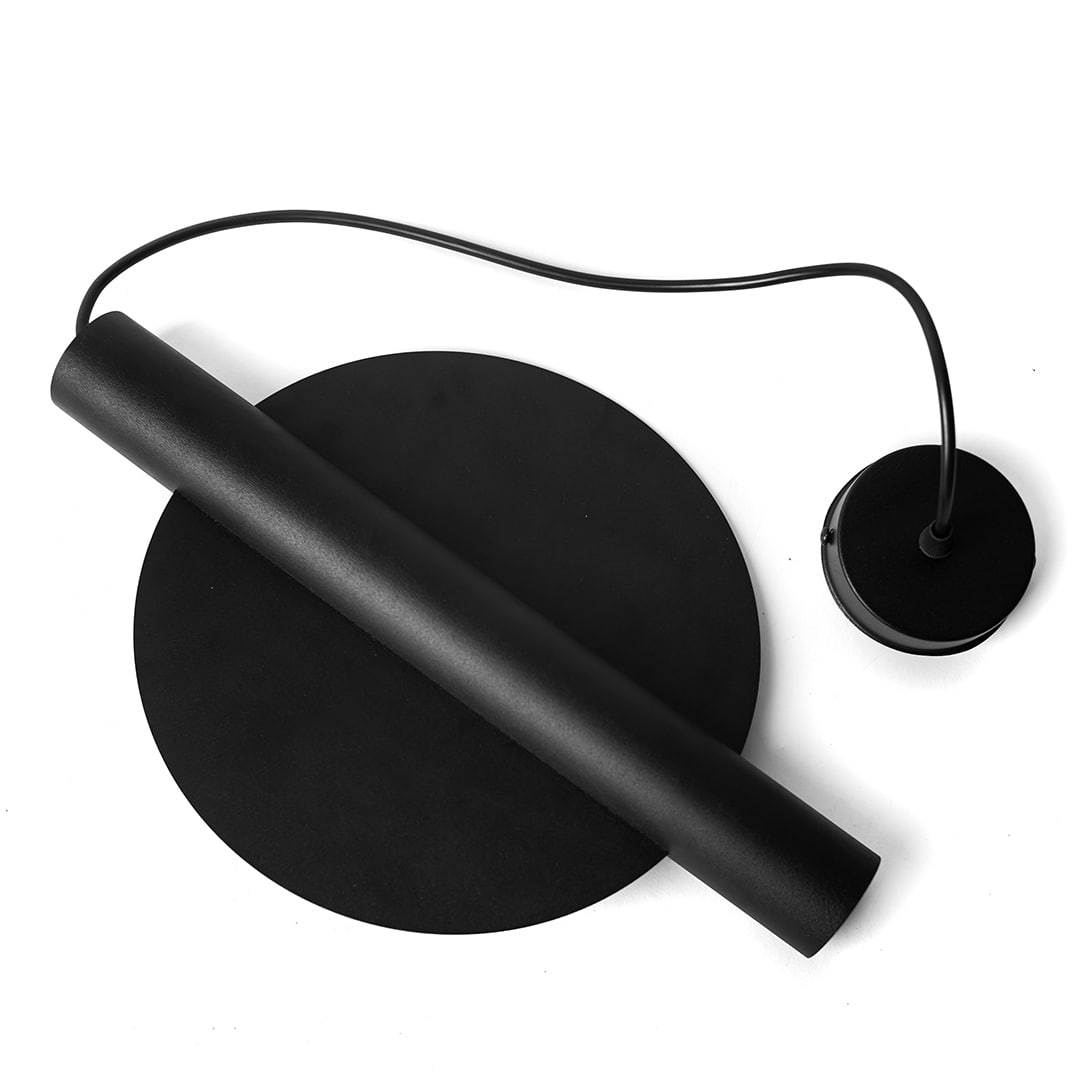 Светильник подвесной в стиле лофт MSK Electric Disk под лампу Е27 NL 2650 BK