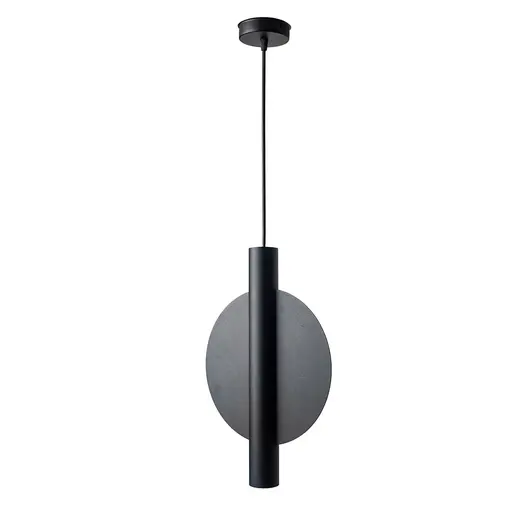 Светильник подвесной в стиле лофт MSK Electric Disk под лампу Е27 NL 2650 BK