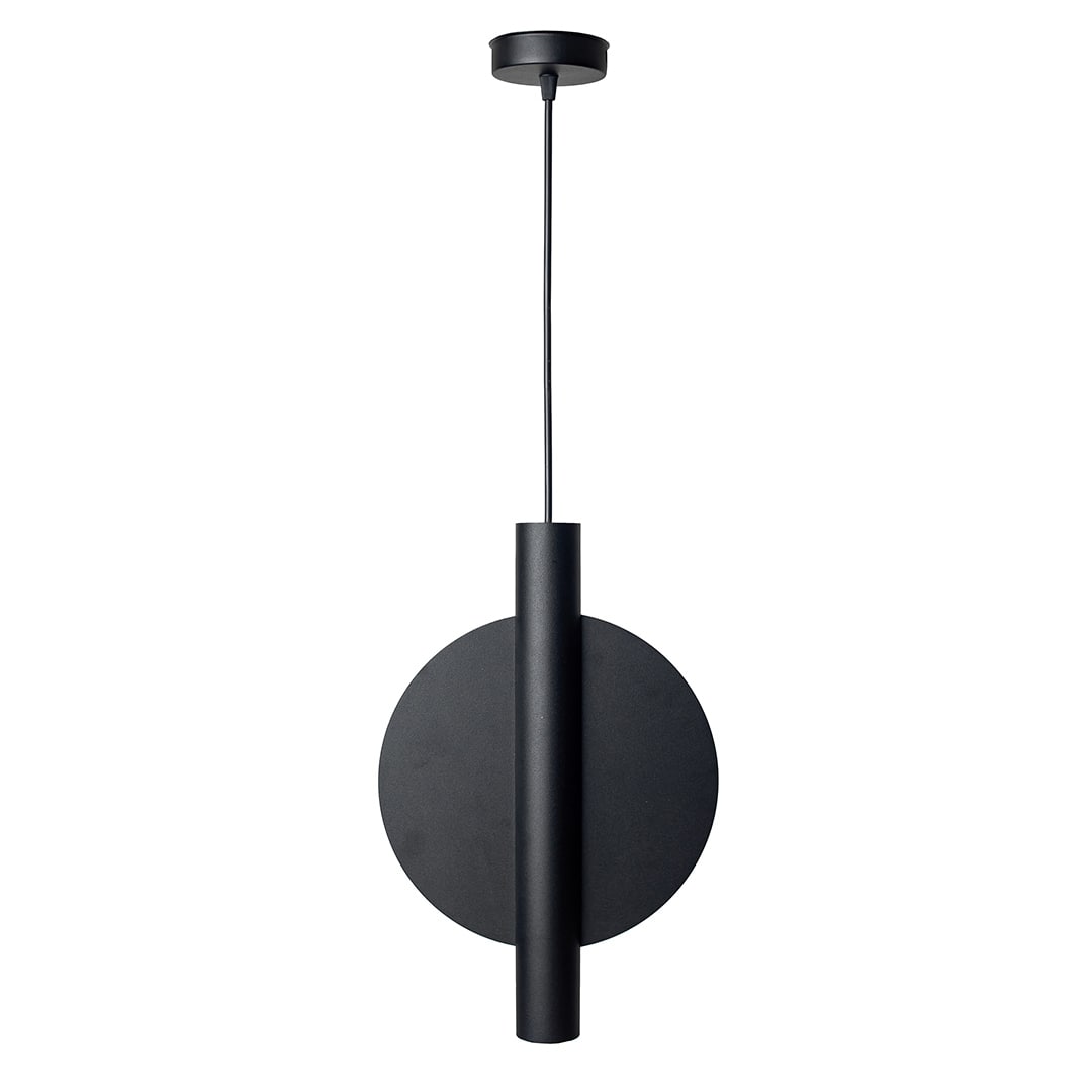 Светильник подвесной в стиле лофт MSK Electric Disk под лампу Е27 NL 2650 BK