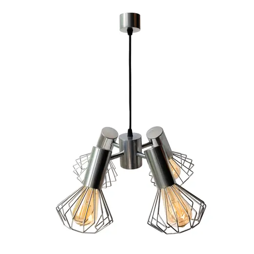 Люстра подвесная MSK Electric Diadem на четыре плафона Е27 NL 22153-4 CR хром