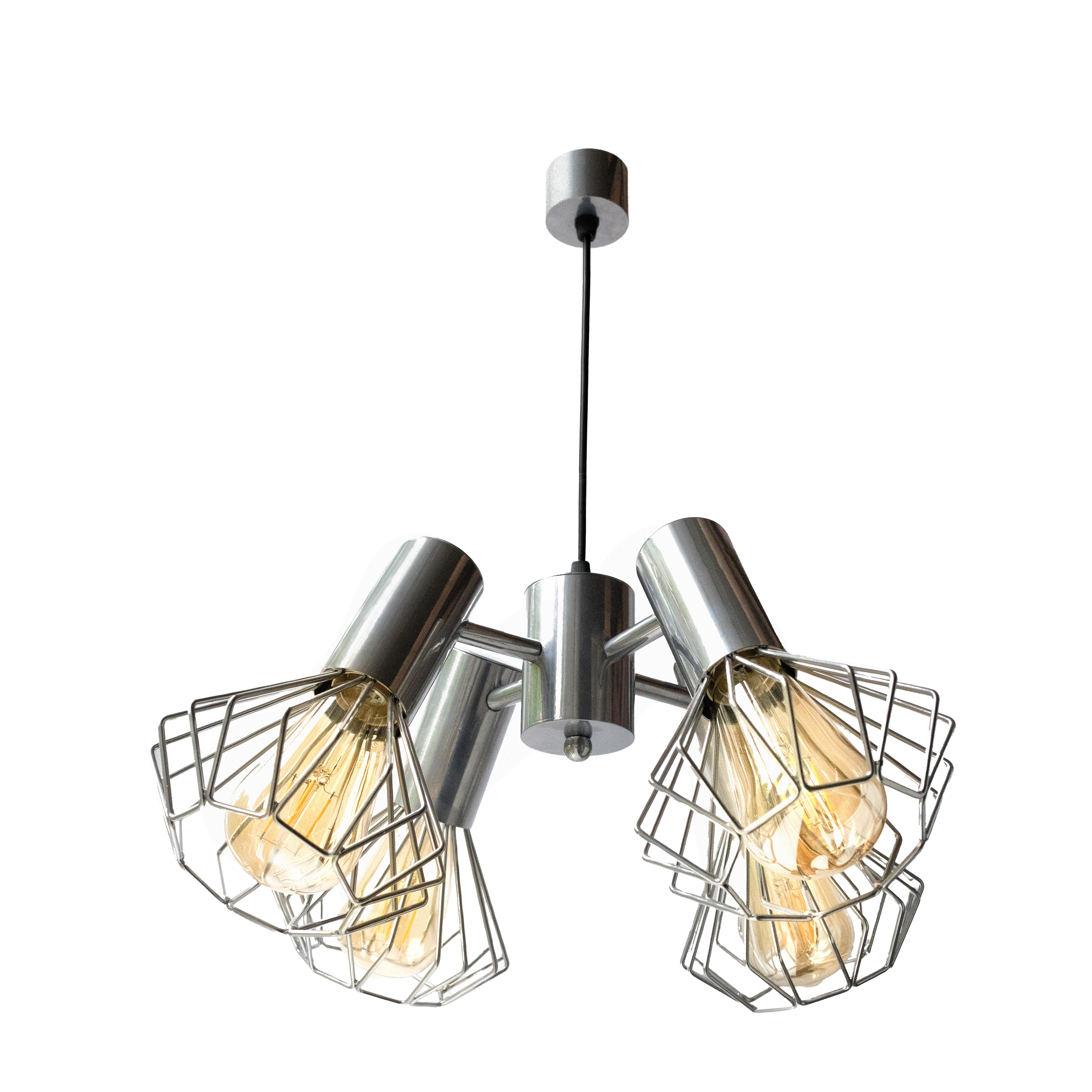 Люстра подвесная MSK Electric Diadem на четыре плафона Е27 NL 22153-4 CR хром
