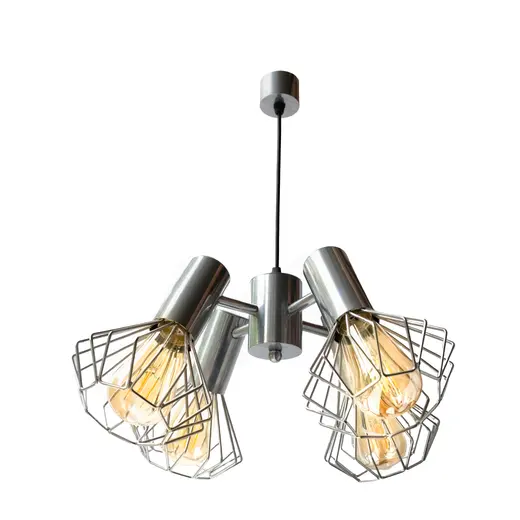Люстра подвесная MSK Electric Diadem на четыре плафона Е27 NL 22153-4 CR хром