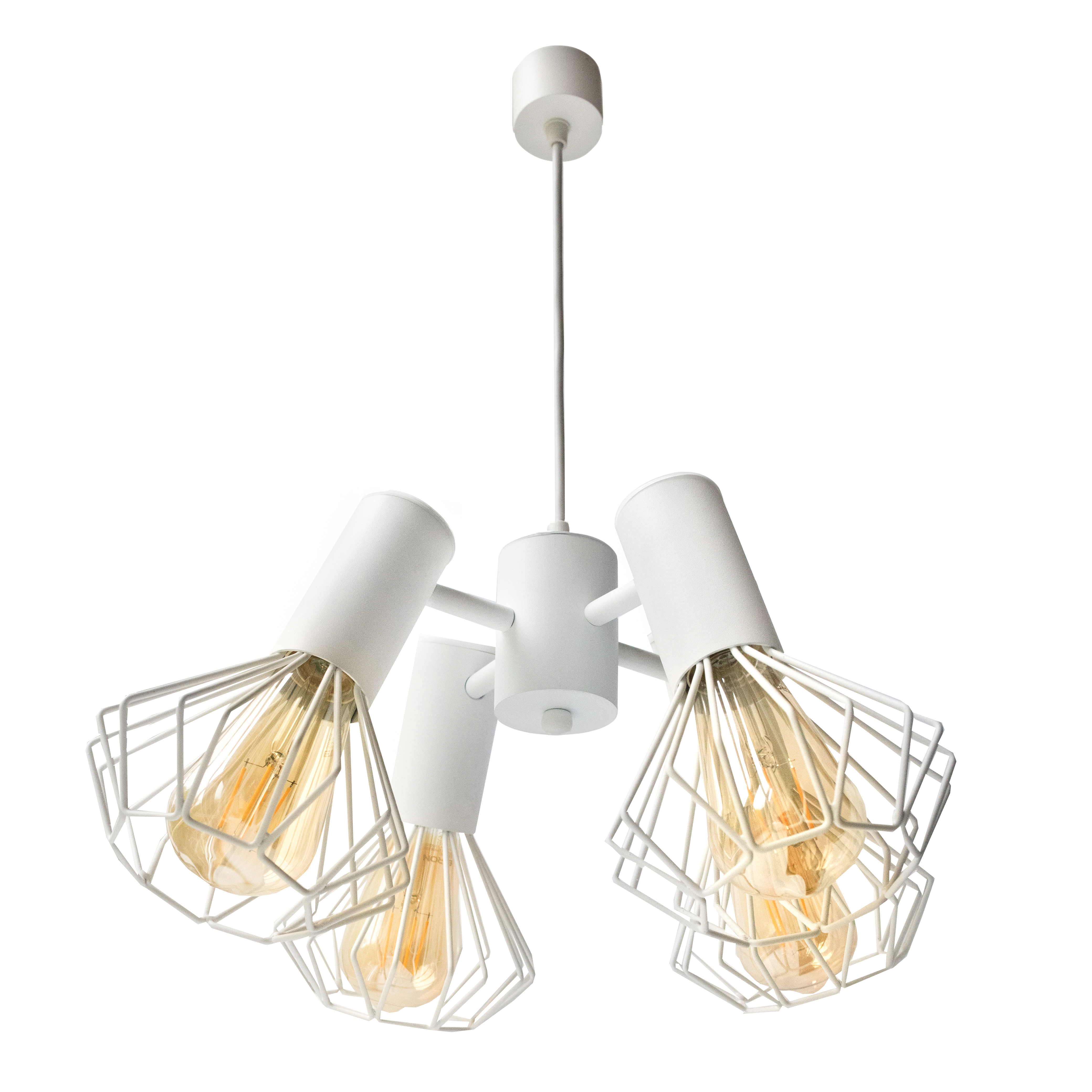 Люстра подвесная MSK Electric Diadem на четыре плафона Е27 NL 22153-4 WH