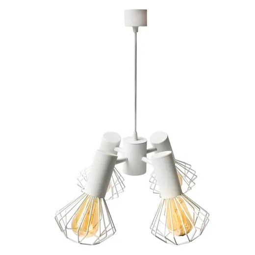 Люстра подвесная MSK Electric Diadem на четыре плафона Е27 NL 22153-4 WH