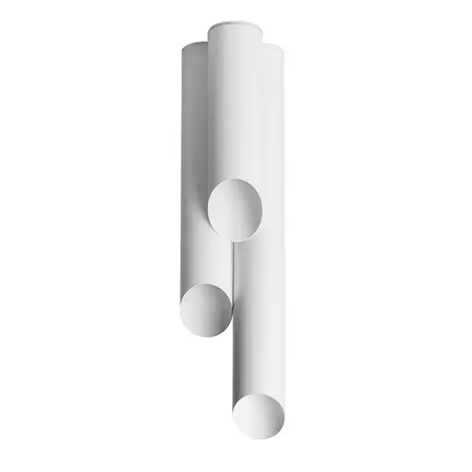 Светильник потолочный MSK Electric Slice под три лампы Е27 NL 382819 WH+WH