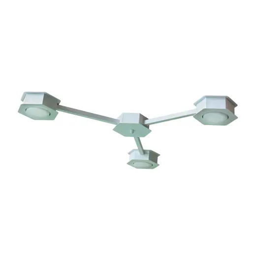Люстра потолочная MSK Electric Space на три плафона под лампы GX53 белая NL 13040-3 WH