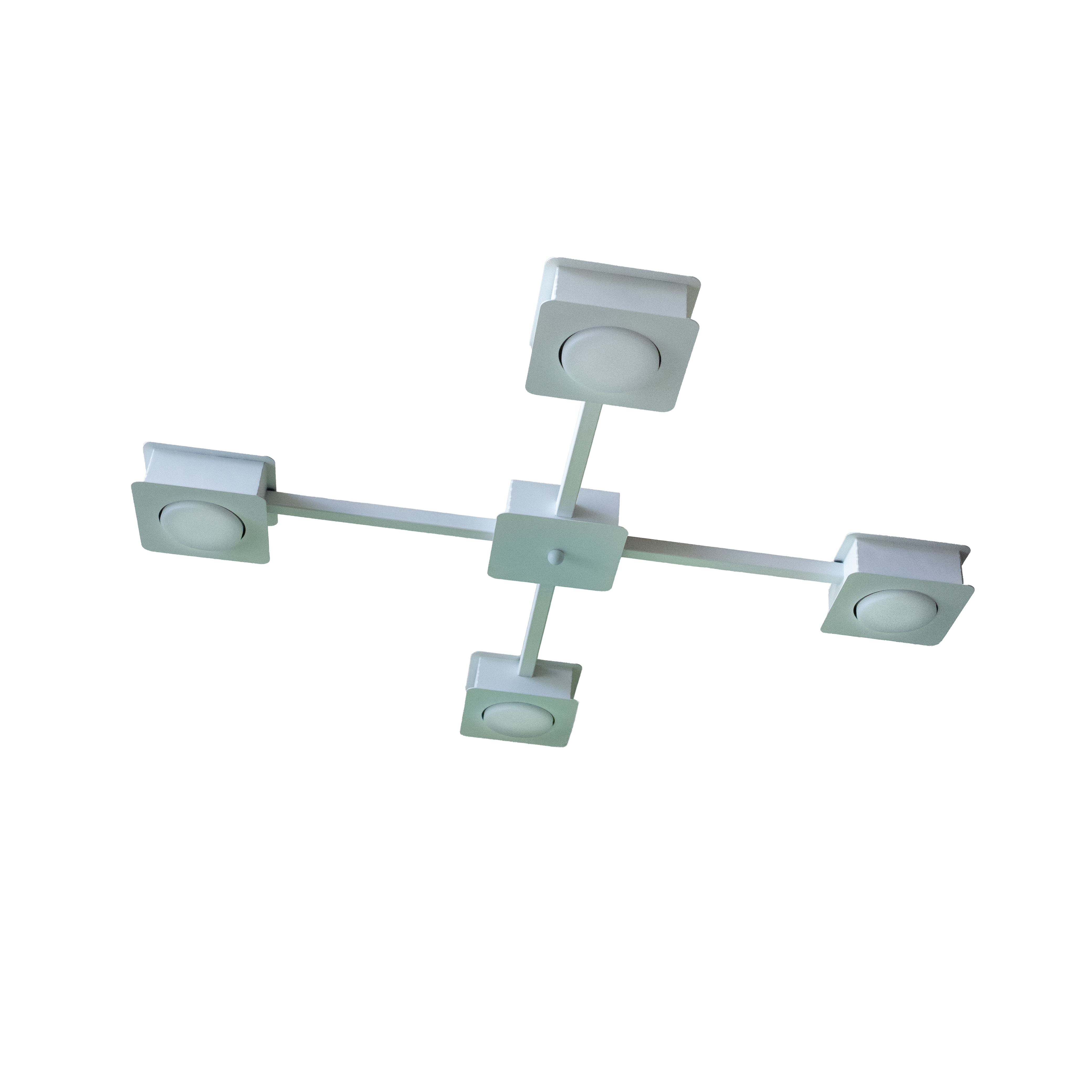 Люстра потолочная MSK Electric Space на четыре плафона под лампы GX53 NL 12040-4 WH белый