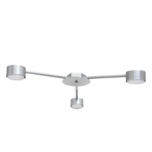 Люстра потолочная MSK Electric Copter на три круглых плафона под лампы GX53 NL 8040-3 AL