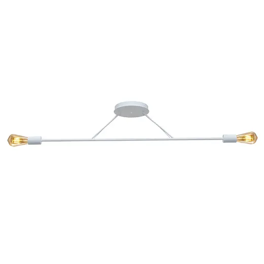 Люстра подвесная MSK Electric Asket на две лампы Е27 NL 10320-2 WH белая