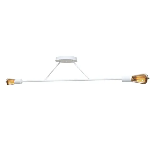 Люстра подвесная MSK Electric Asket на две лампы Е27 NL 10320-2 WH белая