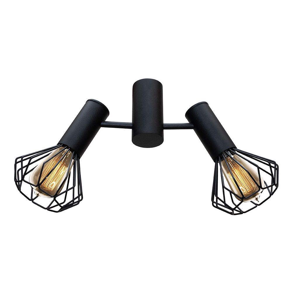 Люстра потолочная MSK Electric Diadem под две лампы Е27 NL 22154-2 BK
