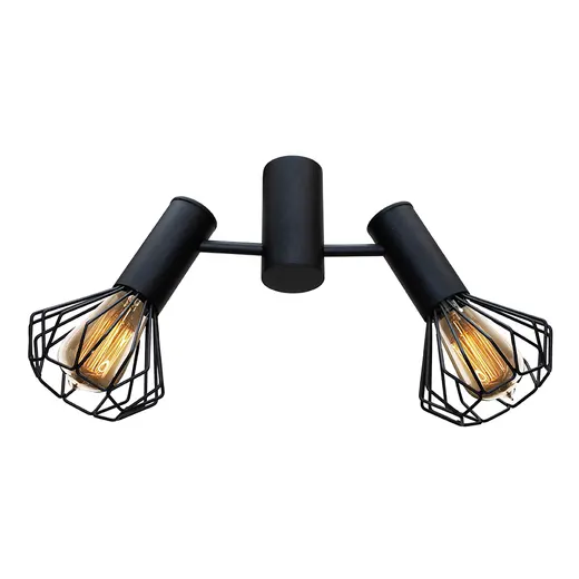 Люстра потолочная MSK Electric Diadem под две лампы Е27 NL 22154-2 BK
