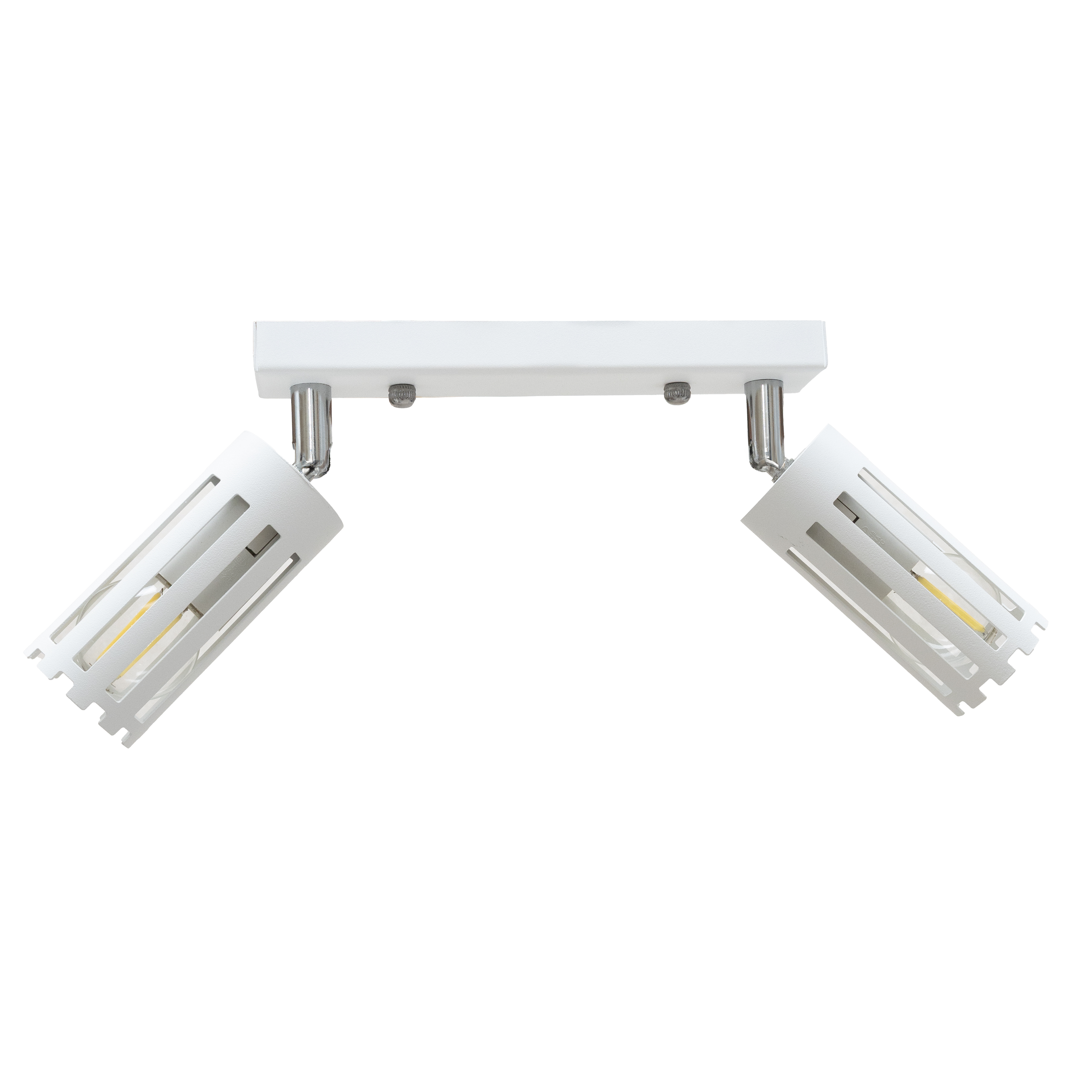 Светильник потолочный MSK Electric Teramo спот поворотный на два плафона белый NL 18050-2 WH