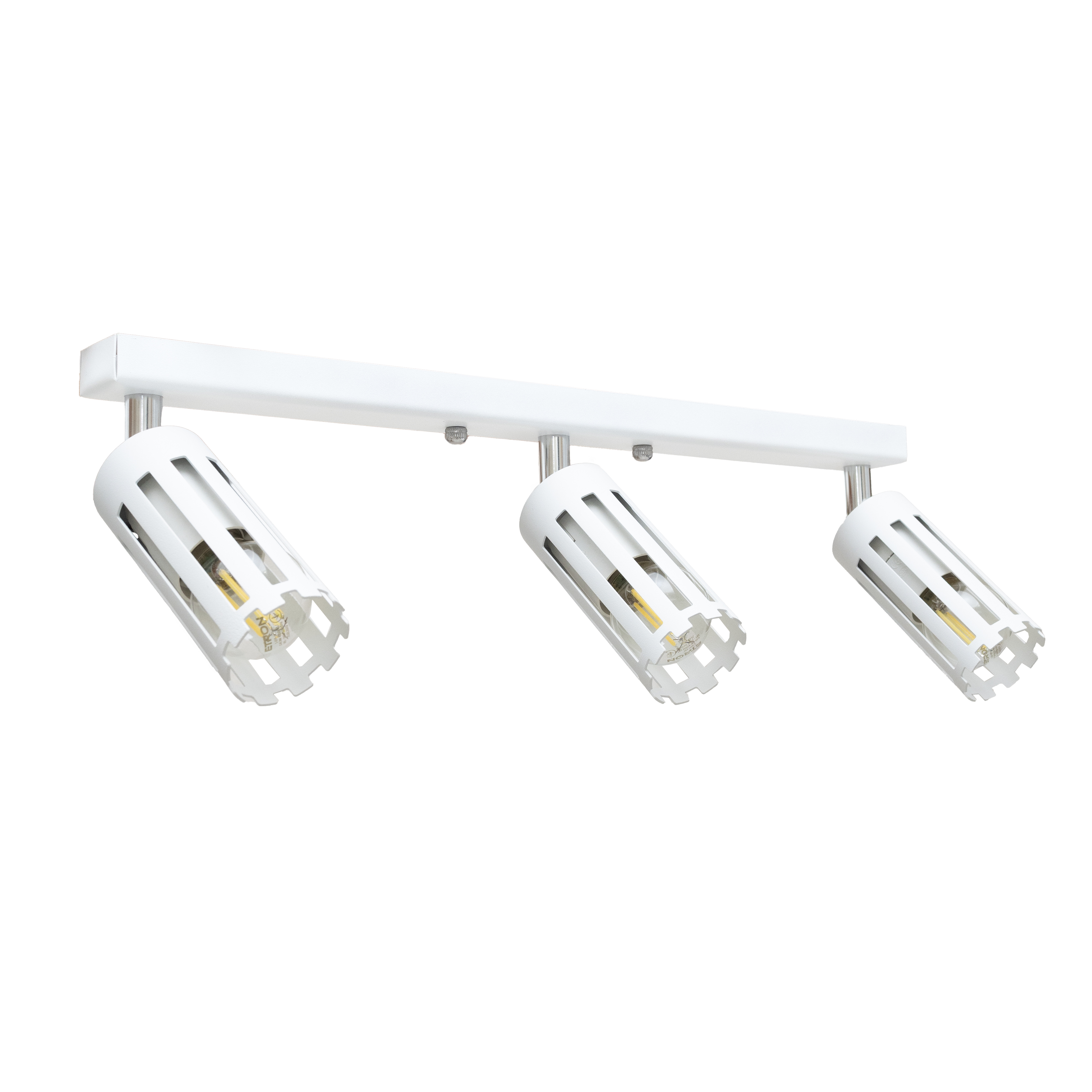 Светильник потолочный MSK Electric Teramo спот поворотный на три плафона белый NL 18050-3 WH