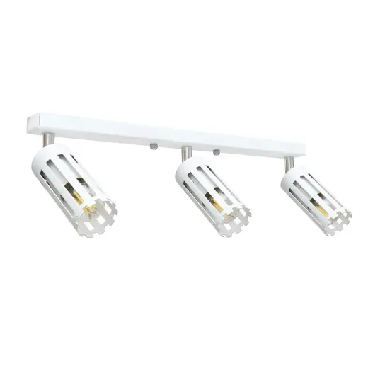 Светильник потолочный MSK Electric Teramo спот поворотный на три плафона белый NL 18050-3 WH