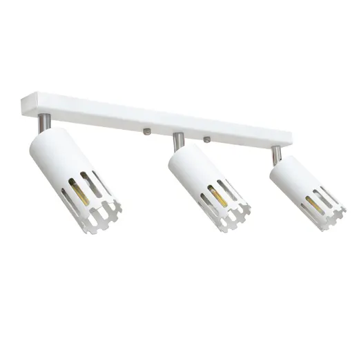 Светильник потолочный MSK Electric Teramo спот поворотный на три плафона белый NL 180501-3 WH