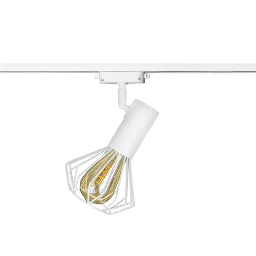 Светильник трековый MSK Electric Diadem поворотный на шинопровод белый NT 22151-1 WH