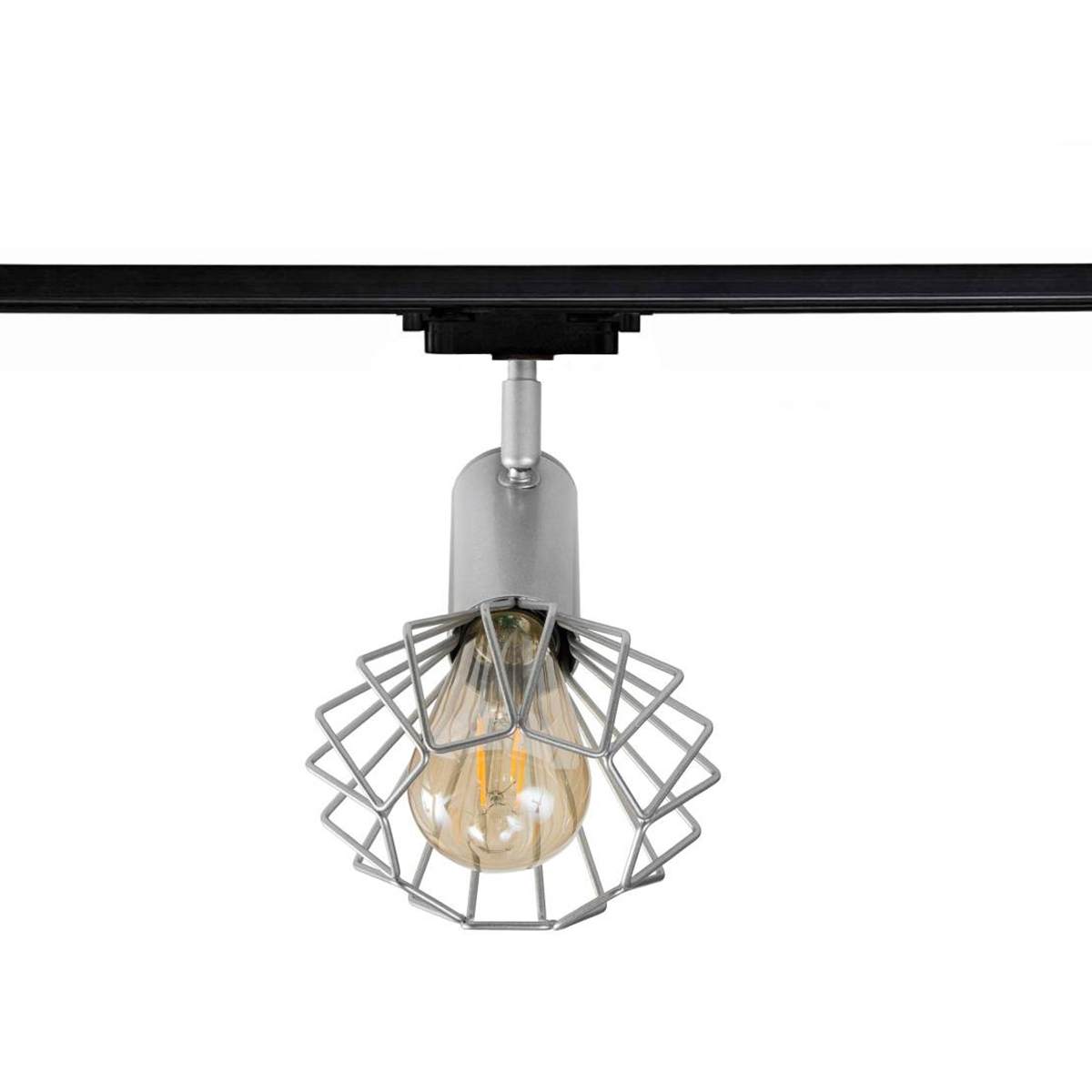 Светильник трековый MSK Electric Diadem поворотный на шинопровод алюминий NT 22151-1 AL