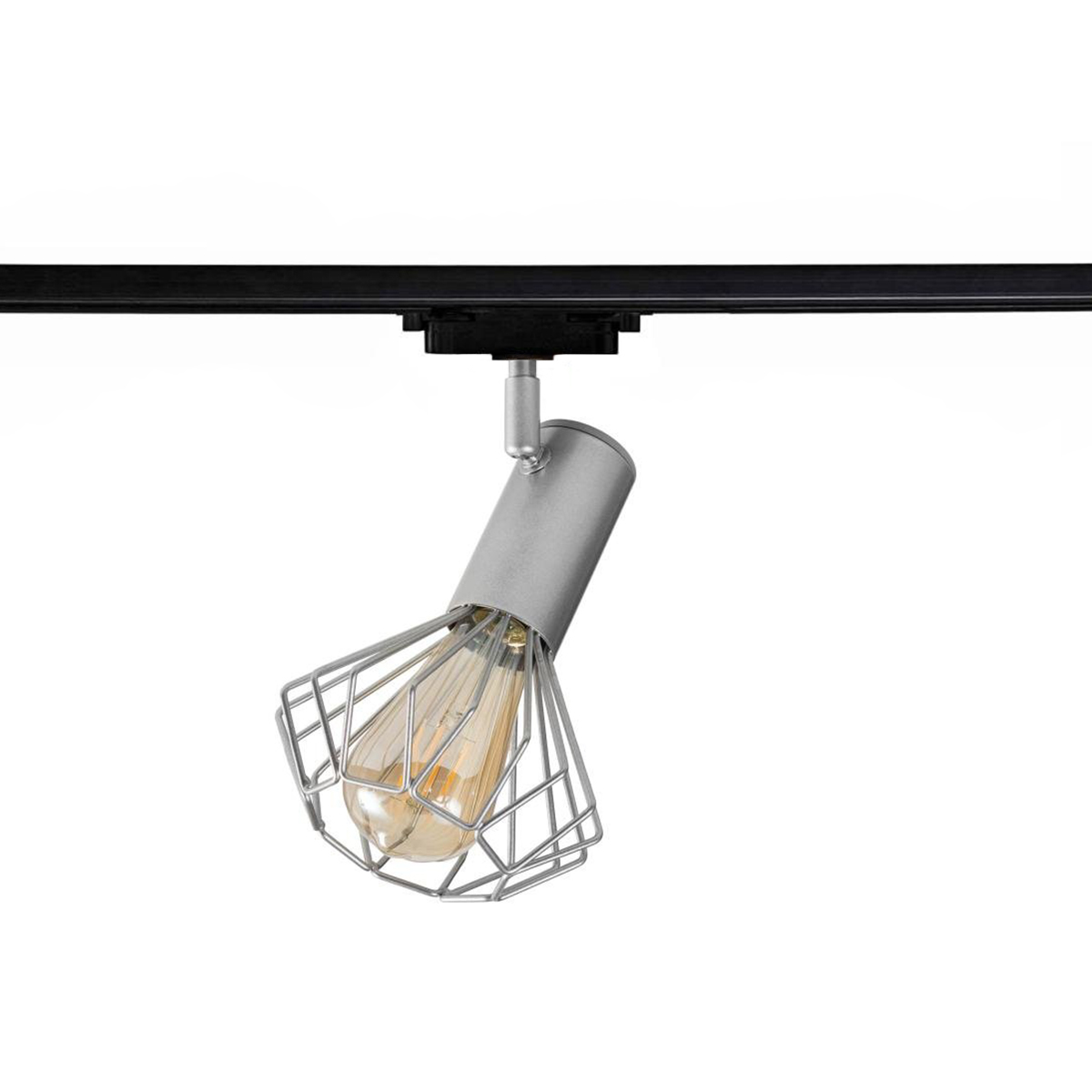 Светильник трековый MSK Electric Diadem поворотный на шинопровод алюминий NT 22151-1 AL